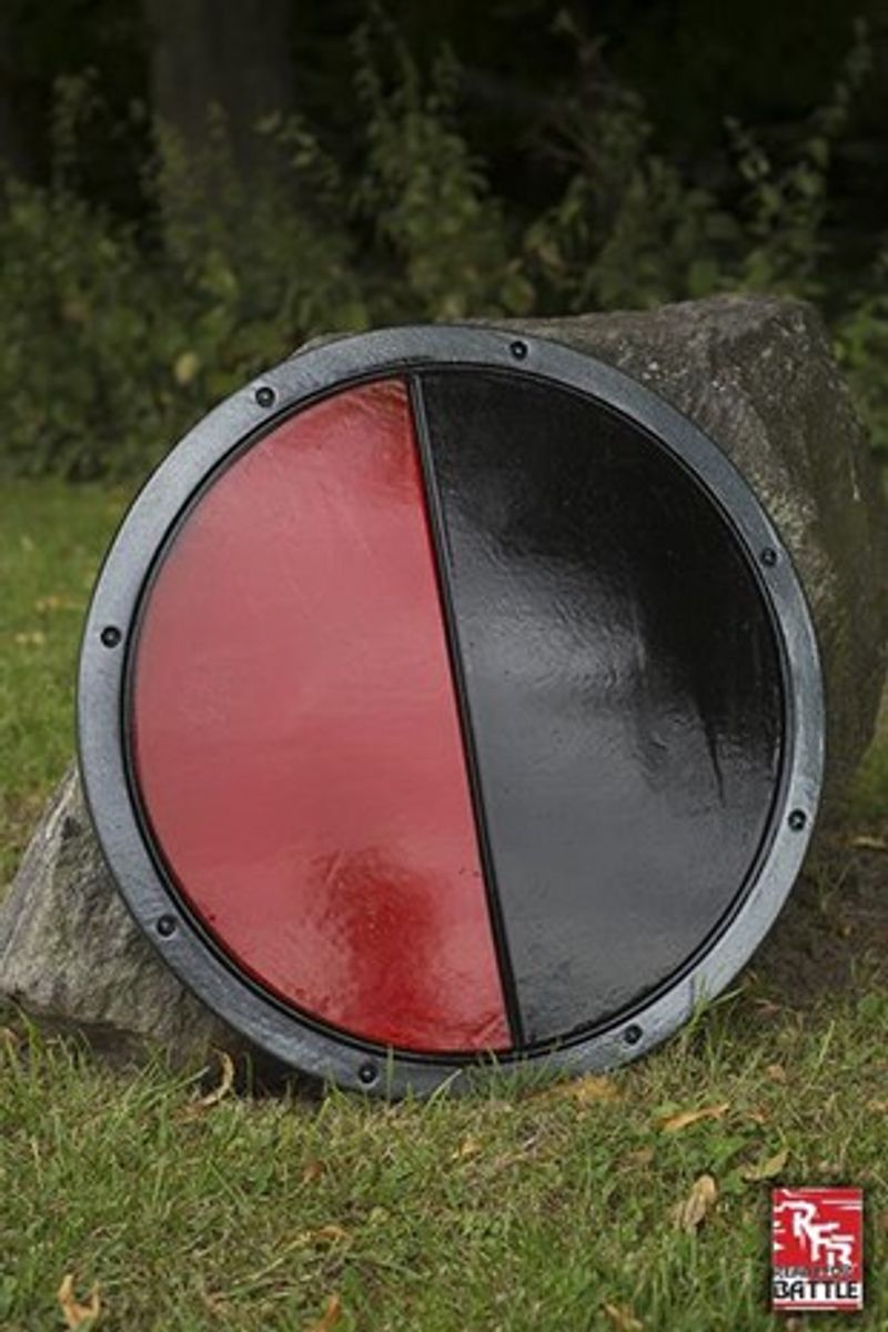 RFB Round Shield - Black/Red - 50 cm