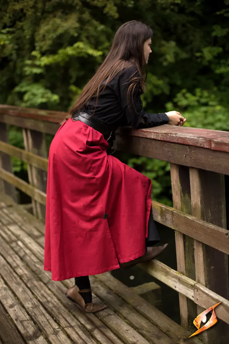 Battle Skirt - Dark Red - Large