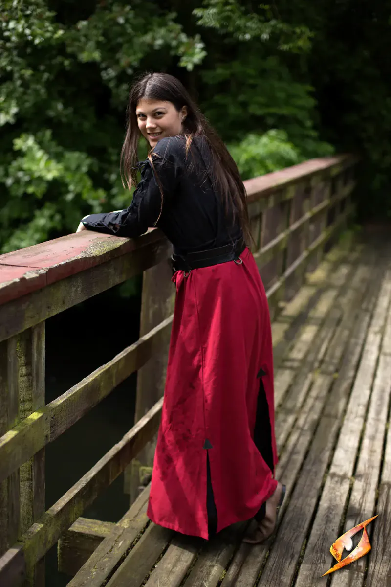 Battle Skirt - Dark Red - Large